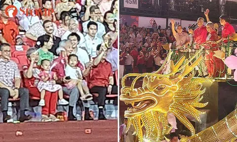 PM Lee and Ho Ching among thousands dazzled by Chingay Parade 2024 at F1 Pit Building