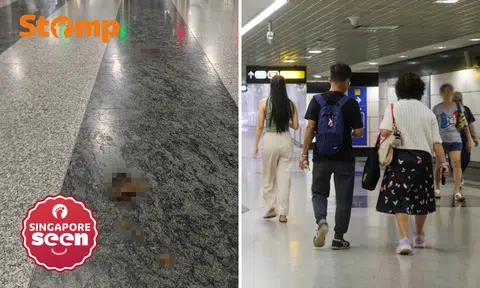 Faeces incident at Outram Park MRT station