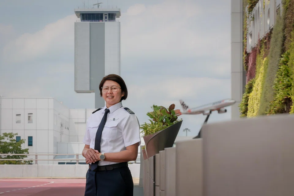 The younger retirement age for air force pilots prompted SFO Lim to make a “natural career transition” to becoming a commercial pilot, as she wanted to continue flying for longer.