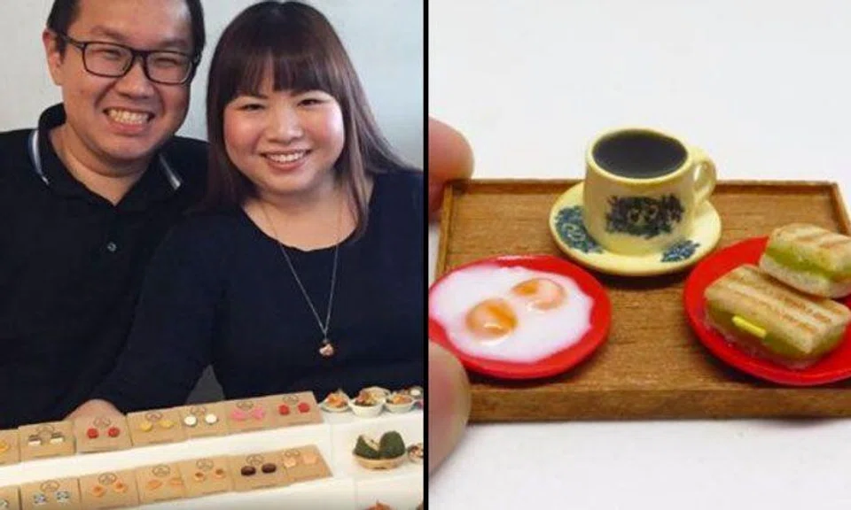 Small in size, big on price: S'porean entrepreneurial couple earns additional $20K yearly from miniature food replicas