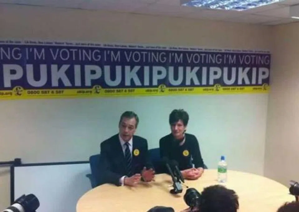 UK politician's poster goes viral in Southeast Asia -- for all the wrong reasons