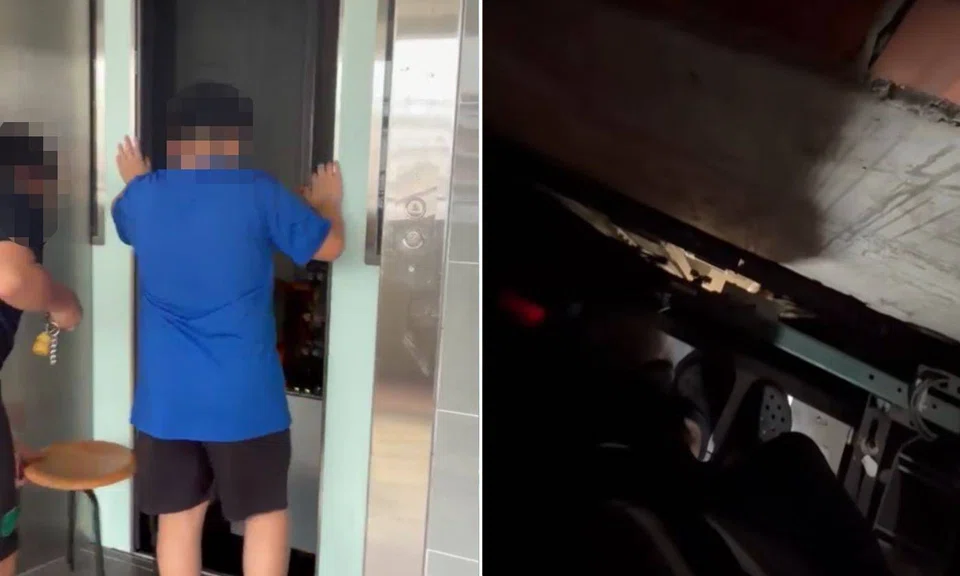 Police report filed after boys seen climbing into Woodlands lift shaft