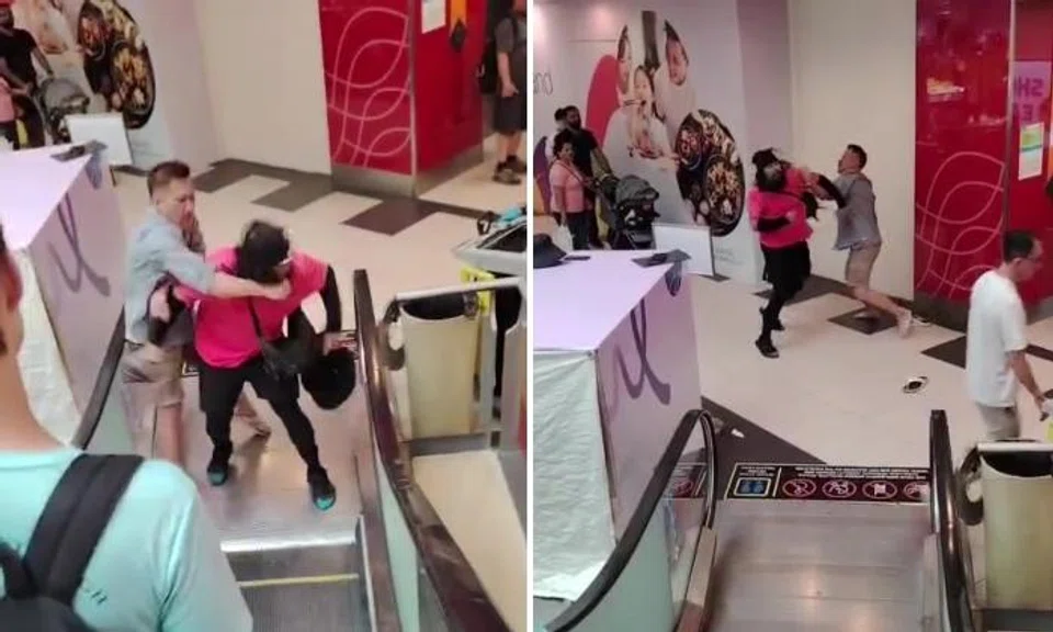 Hougang Mall fight
