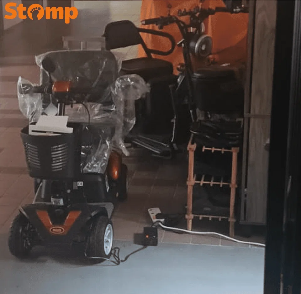 Woodlands resident charges PMD in corridor, places potted plants on high ledge