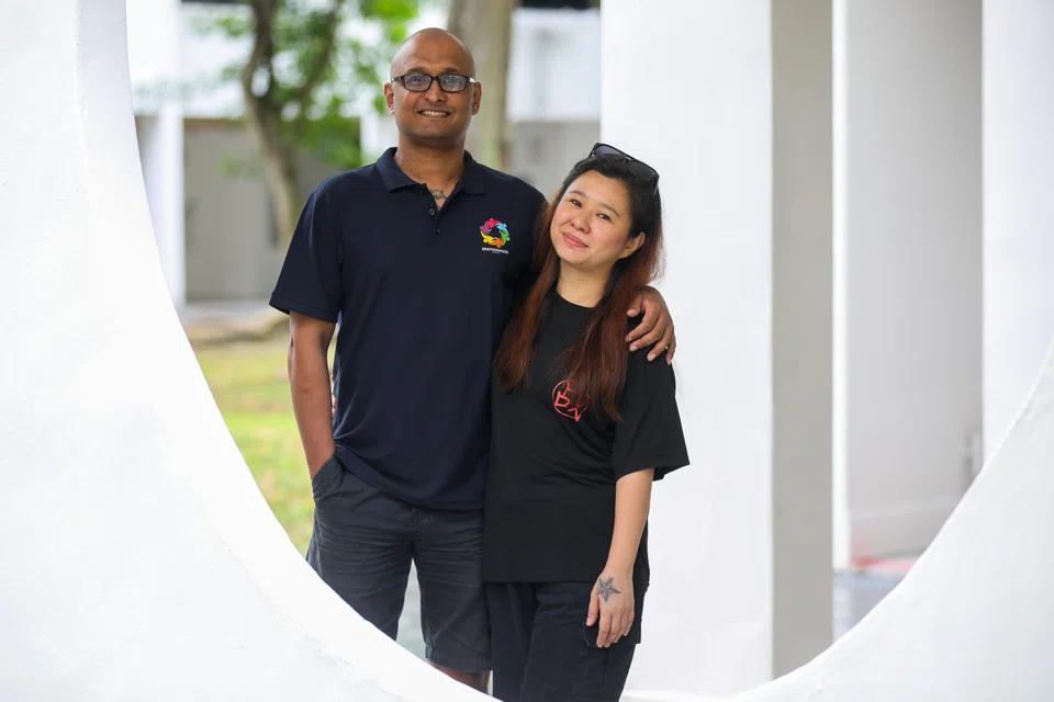 Mr Rizwan Habib now lives with his girlfriend Elizabeth Neo in his new flat in Tengah.