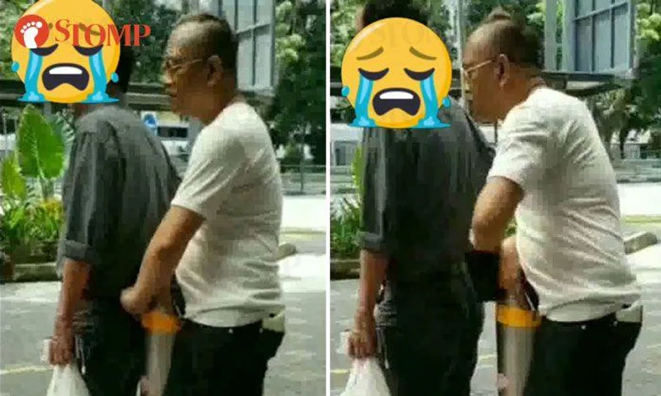 Woman catches man pulling wallet out of uncle's pocket at AMK Hub taxi stand