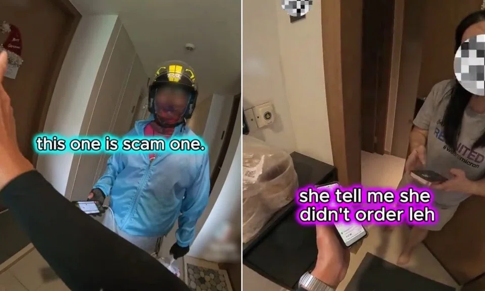 Food delivery riders were allegedly caught up in a suspected loan shark harassment case.