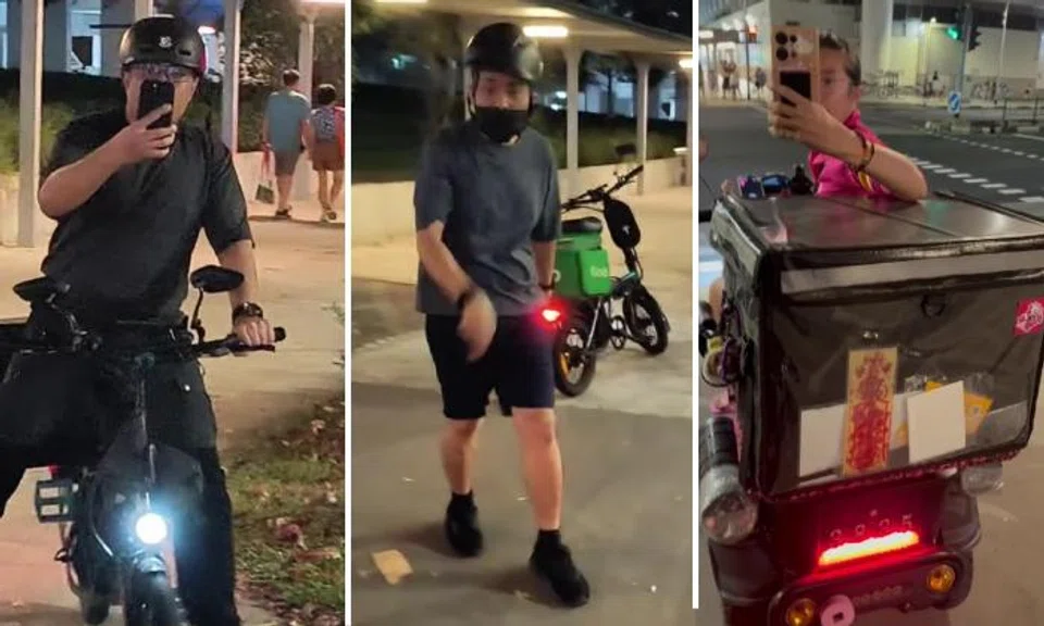 Delivery riders in shouting match take videos of each other in Tampines: 'Yes, we did exchange vulgarities'