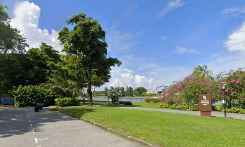 Muhammad Alif Ab Rahim attacked his victim at Kallang Riverside Park between about 9pm and 11pm on Oct 24, 2017. Photo: Screengrab from Google Maps