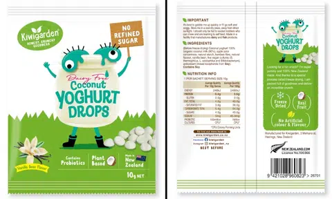 New Zealand dairy-free yoghurt drops recalled for not being dairy-free after child choked on it