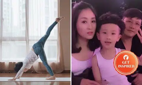 Youngest yoga instructor in China, 7, earns over $20k teaching