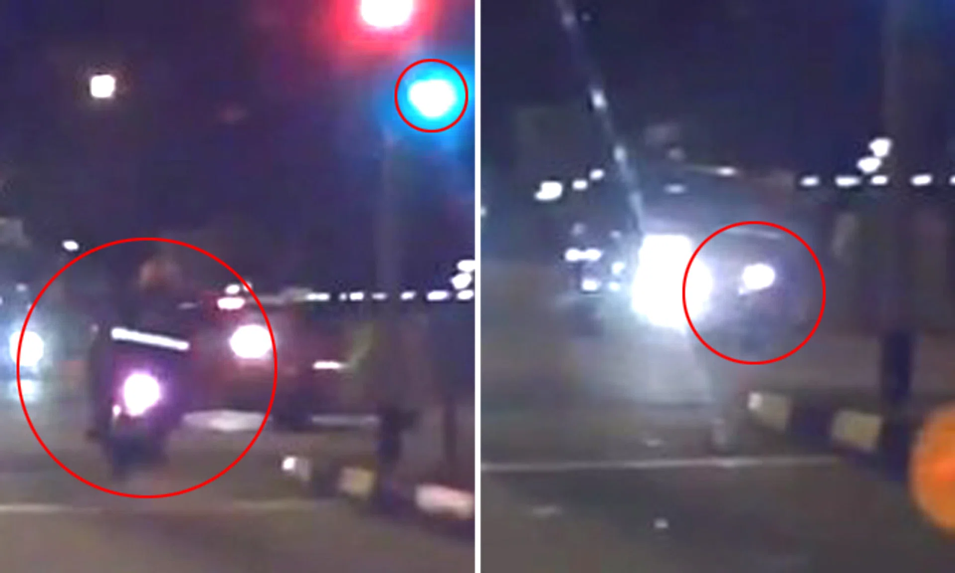 Driver runs red light and knocks down motorcyclist near Potong Pasir ...