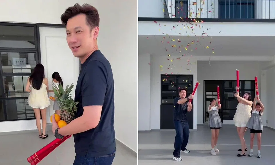 Shaun Chen and his wife Celine Chin new home in Johor Bahru