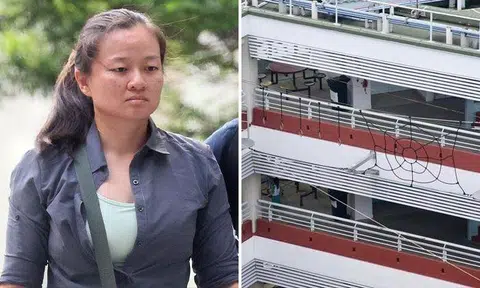 Alvina Lee Peiyu pleaded guilty to causing grievous hurt through a negligent act that endangers human life and was jailed for two months. PHOTOS: ST/KELVIN CHNG, LIANHE ZAOBAO
