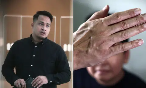 man slaps 4 year old after he points middle finger