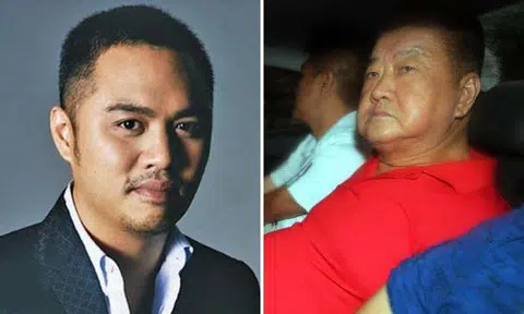 Tan Nam Seng (right) was charged in court on July 12 with the murder of Mr Spencer Tuppani (left).