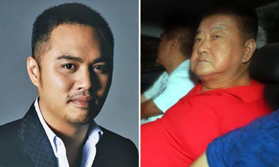 Tan Nam Seng (right) was charged in court on July 12 with the murder of Mr Spencer Tuppani (left).