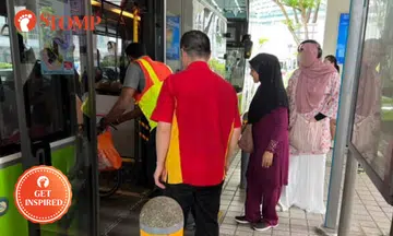Bus captain and colleague lauded for helping wheelchair user near Promenade MRT station
