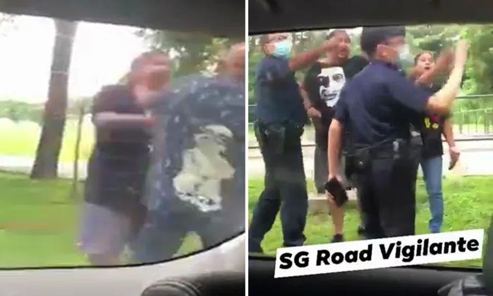 2 men assisting with police investigations into Punggol fight: 'I'm gonna sue your a** off!'