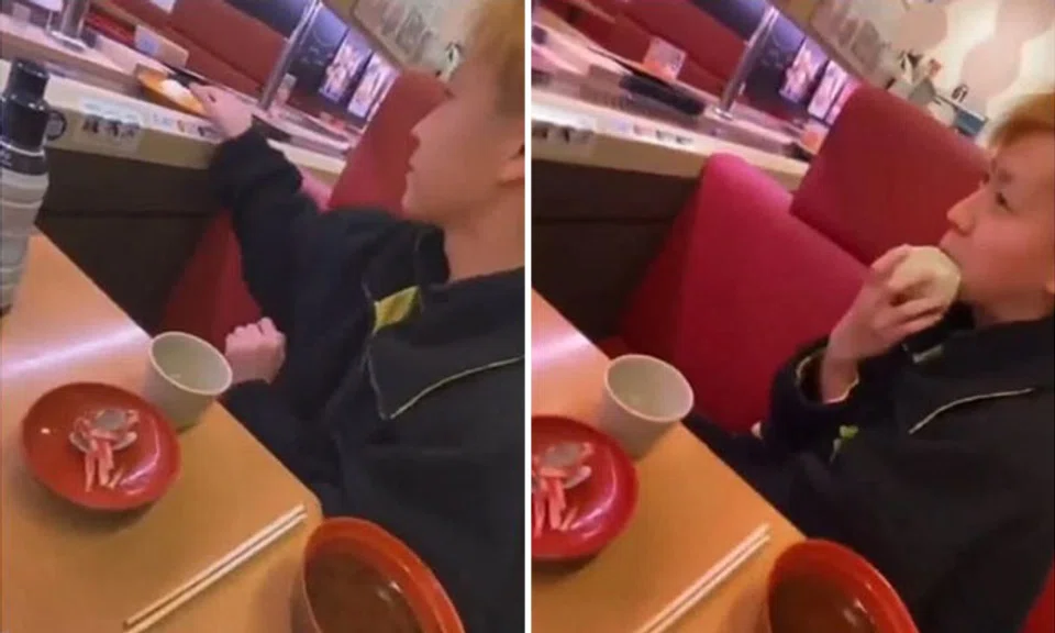 The video, taken in Gifu city, quickly went viral on platforms including Twitter, sparking a wave of copycat incidents. PHOTOS: SCREENGRAB FROM JU__PIPPIPPI/TWITTER