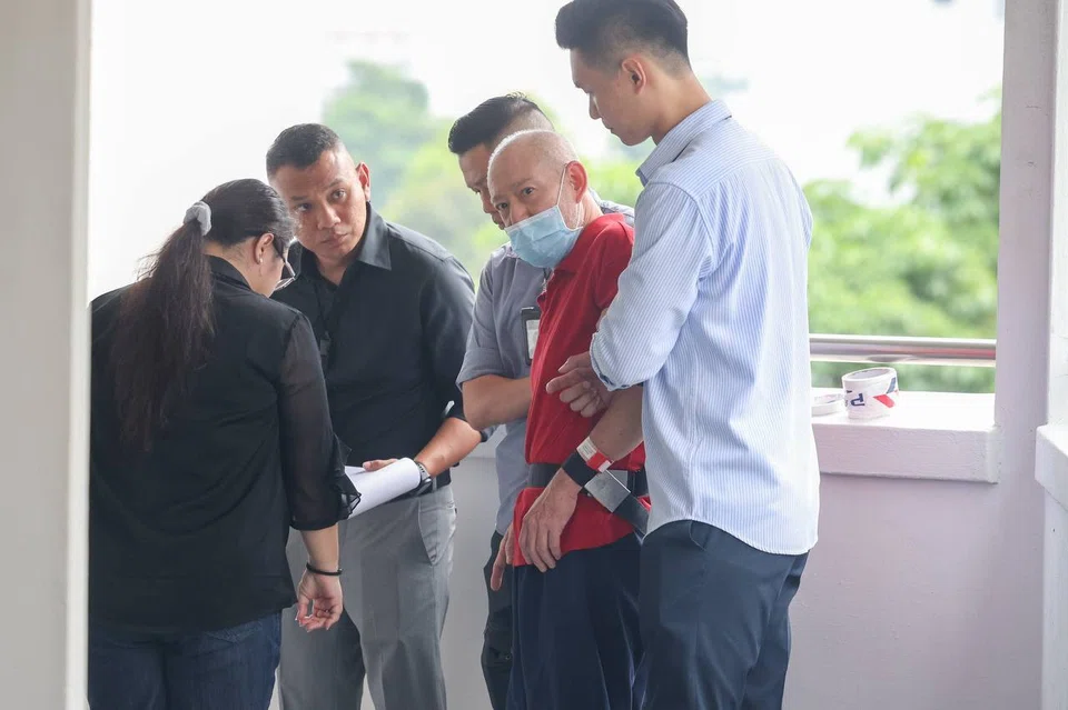 Koh Ah Hwee at Block 323 Yishun Central on Oct 6. ST PHOTO: JASON QUAH