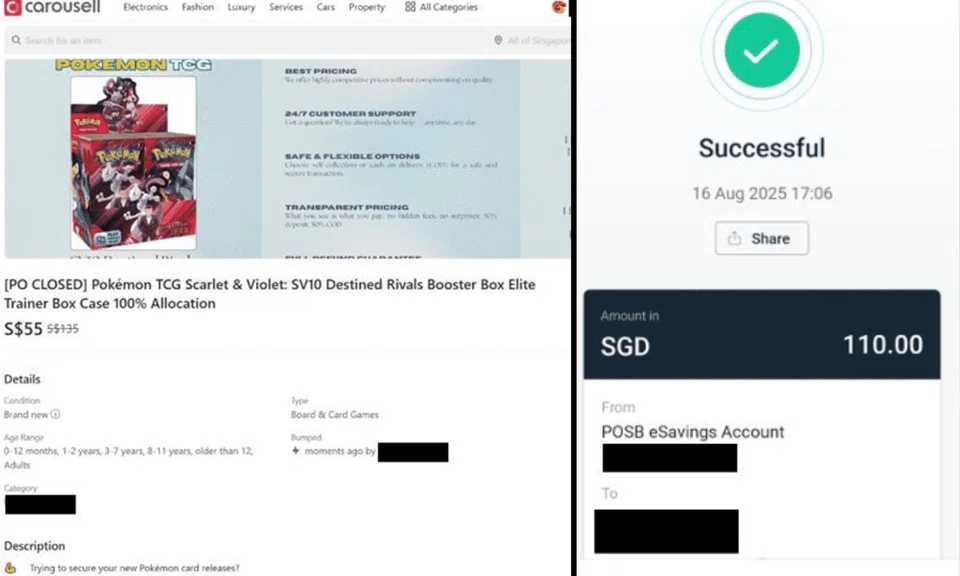 Pre-order Pokémon trading card scam on Carousell costs victims almost $1m