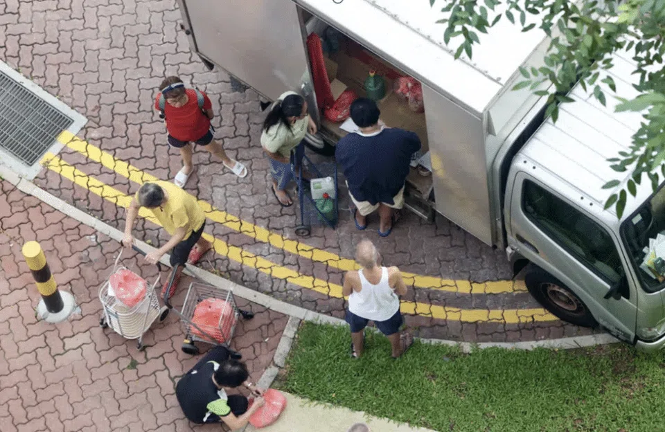 The truck would arrive at the carpark on Thursday mornings.