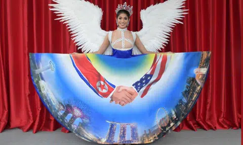 Trump-Kim summit inspires latest Miss Universe Singapore national costume