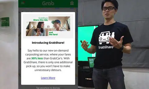 Grab officially declares war on Uber with its own carpool option, GrabShare