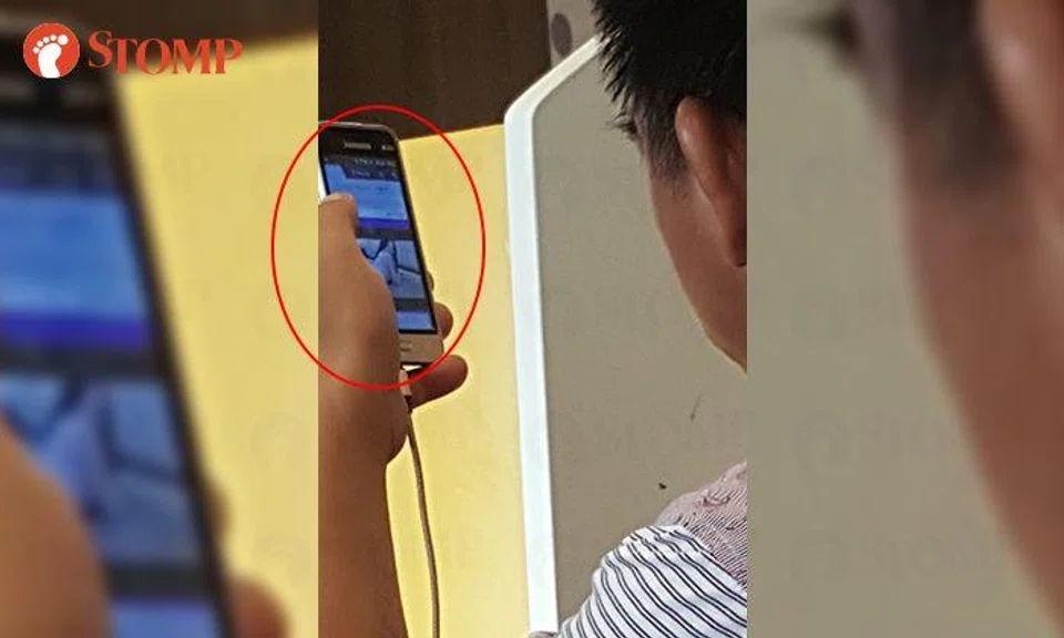 Uncle caught watching porn at McDonald's outlet in Hillion Mall