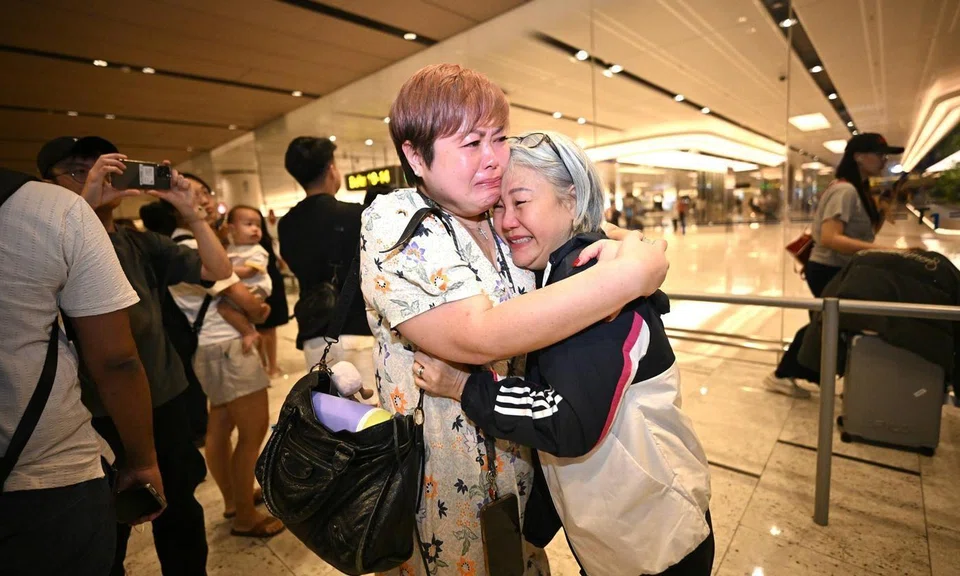 ‘So glad he’s safe’: Families welcome flights from Middle East bringing Singaporeans home 