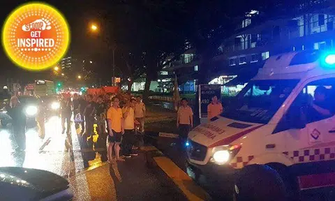 Kudos to devotees for stopping Yew Keng procession to give way to ambulance 