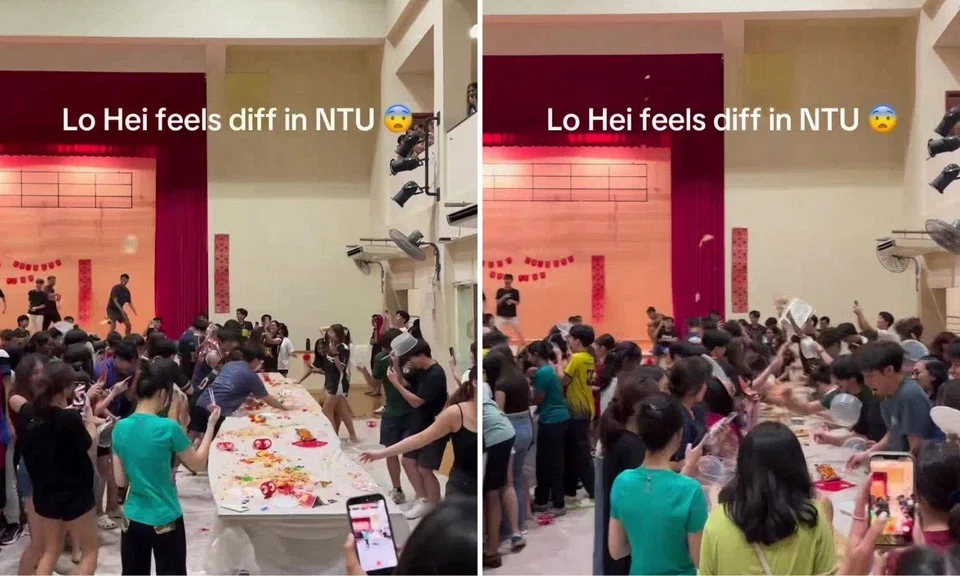 The celebration raised concerns about food wastage.