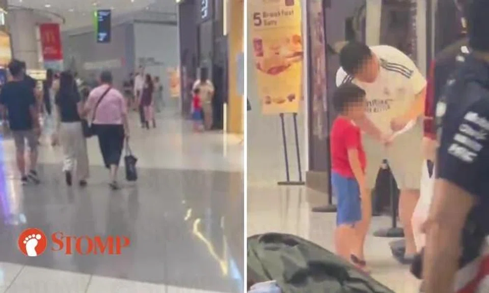 Man scolds crying boy 'at full volume' in Suntec