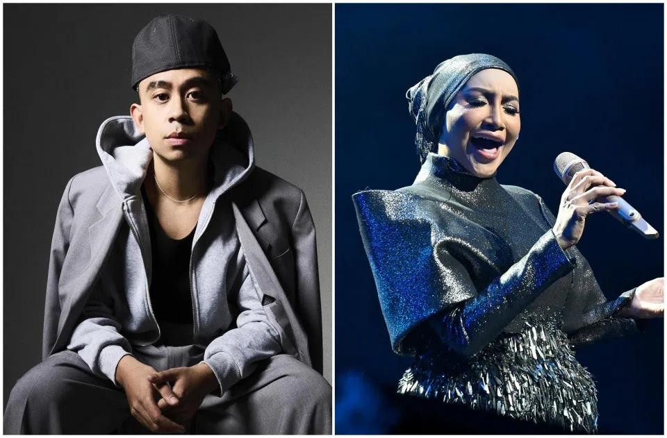 Alyph (left) says there were plans for him to produce music for Ziana Zain in 2017, but it did not work out due to “label disputes”.