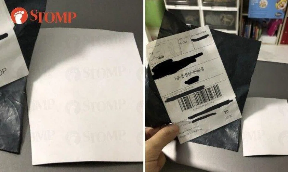 Woman shops for clothes online -- but gets 'tiny piece of cardboard' in the mail instead