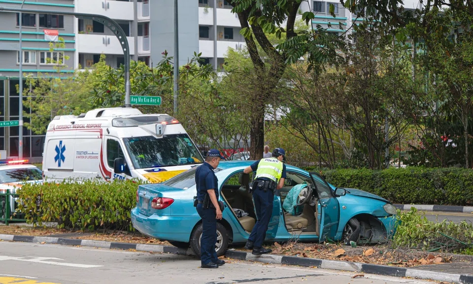 Man arrested for drink driving after Ang Mo Kio accident