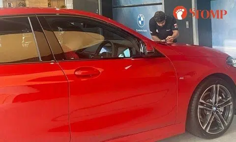 Customer shocked to find spots on his brand new BMW, car dealer unable to confirm source of defects