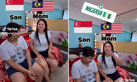 'Chindian family' slammed for repeating racial slur in mispronunciation of 'Nigeria' in TikTok video