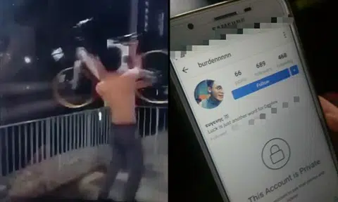 photo: Suspect's social media account (right)