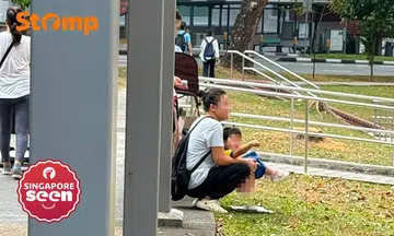 Stomper stunned to see child defecate outside Serangoon MRT station despite toilet being 20m away
