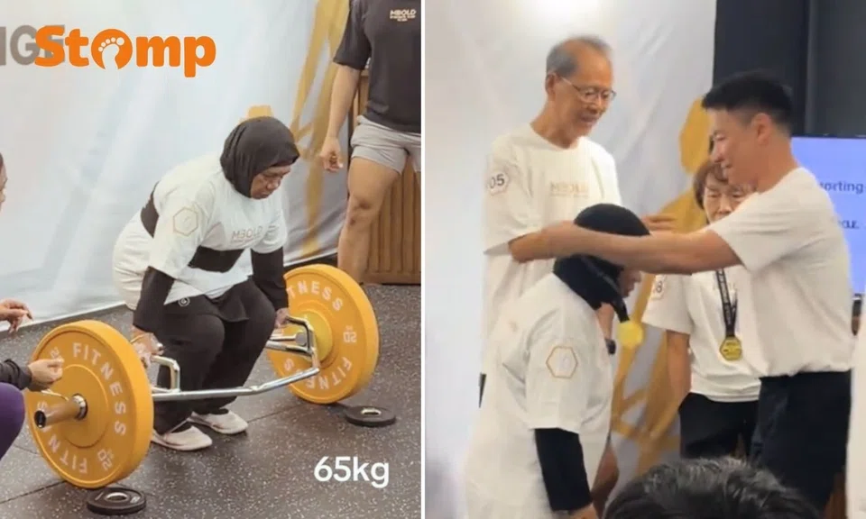rosemina hamzah deadlift grandma fitness