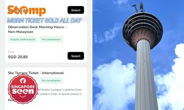 Man bought tickets for KL Tower via Pelago 