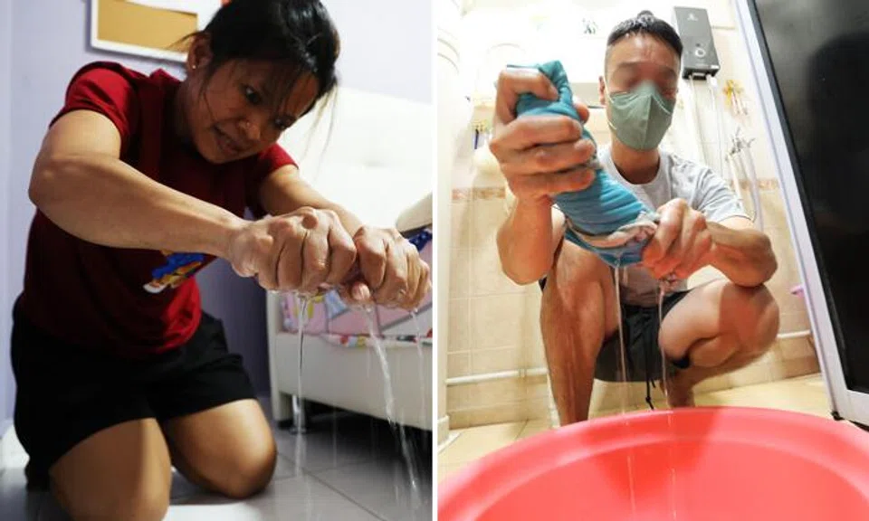 Couple forget to switch off air-con: Neighbours have water oozing out of floor, dripping from ceiling