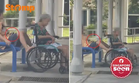 Stomper sees woman rock old lady on wheelchair with her feet in Fajar: ‘Make this idiot famous’