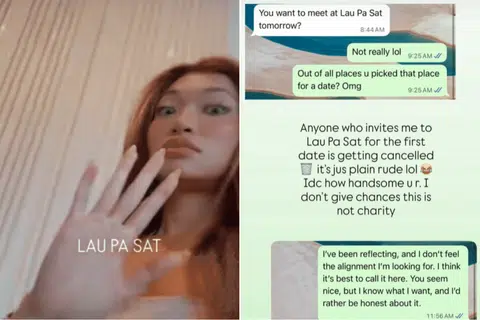 Netizens shared mixed reactions over Lau Pa Sat as an acceptable first date spot.