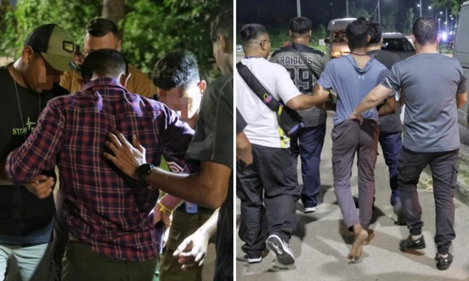 The Straits Times accompanied HSA officers in an operation on Sept 29, 2024, when two men were caught with 20 sachets of chewing tobacco in Sungei Kadut Avenue. Photos: The Straits Times