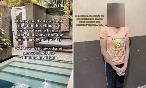 S'pore couple on honeymoon wake up to find their villa broken into by 'ladyboy'