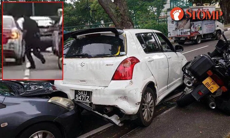 TP officer chases Suzuki Swift driver on foot: Driver arrested for traffic and suspected drug-related offences