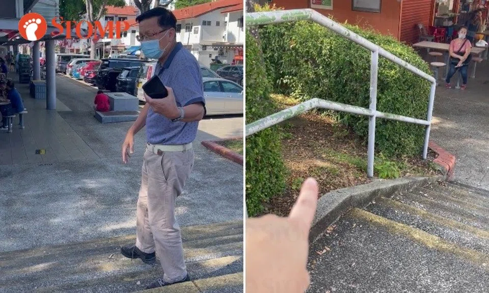 A man allegedly spat in the grass patch near a woman and her three children on Saturday (16 Jul) at Alexandra Village Food Centre on Saturday (July 16).